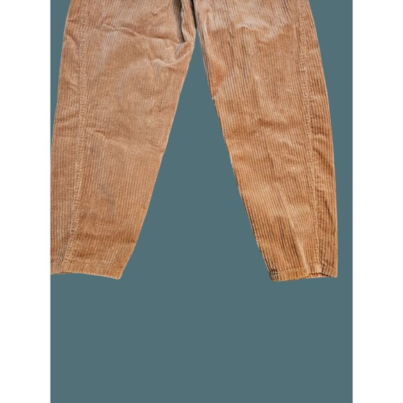 SO Super High Rise Balloon Barrel Corduroy Grunge Pleated Front Pants 7 Juniors - Picture 9 of 10